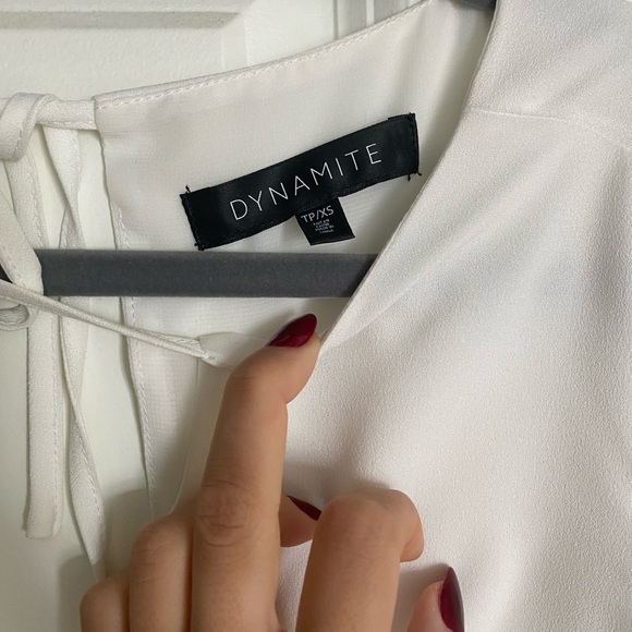 Dynamite White mini Dress XS - Picture 3 of 3